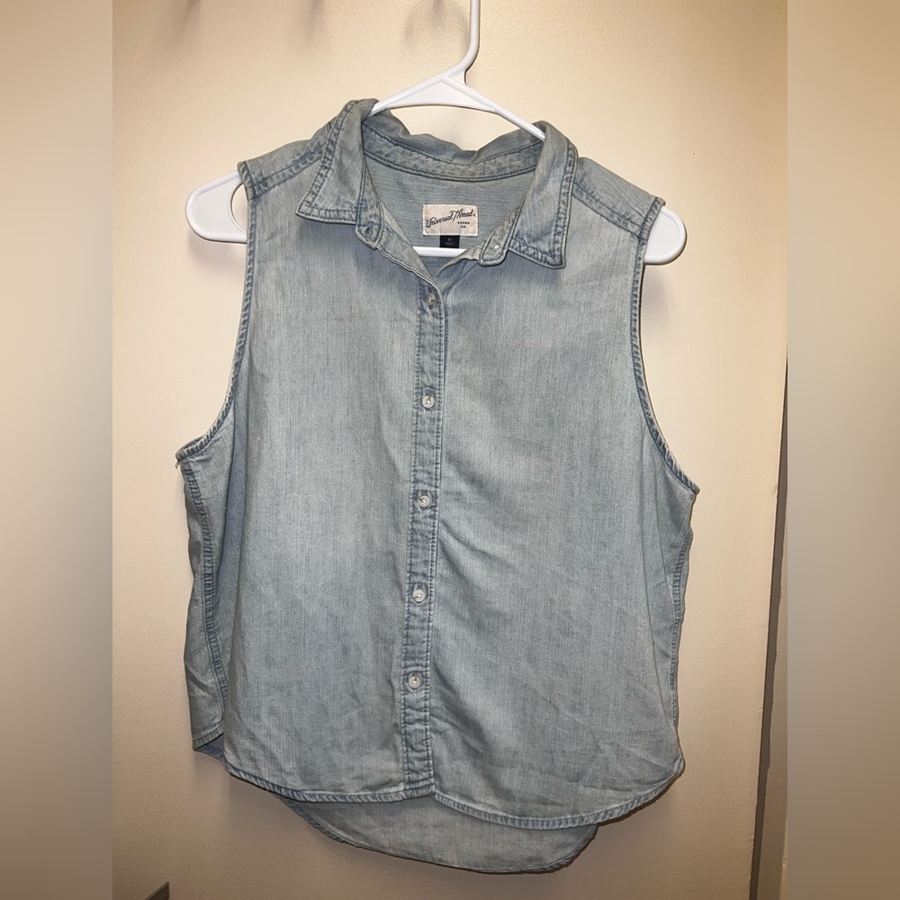 Universal Thread Front Button Jean Shirt